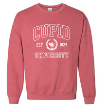 Load image into Gallery viewer, Cupid University Adult Fleece Sweatshirts