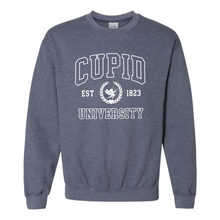 Load image into Gallery viewer, Cupid University Adult Fleece Sweatshirts