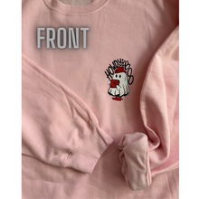Load image into Gallery viewer, Howdy Boo Ghost Adult Fleece Sweatshirts - Valentine's Day