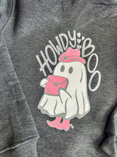Load image into Gallery viewer, Howdy Boo Heart Ghost Fleece Hoodies - Toddler-Youth Small - Valentine's Day