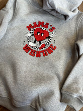 Load image into Gallery viewer, Mama's Valentine Heart Fleece Hoodies - Toddler-Youth Small - Valentine's Day