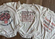Load image into Gallery viewer, Howdy x 3 Toddler Tees - Short Sleeve