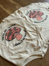 Load image into Gallery viewer, You're Not Trippin Mushroom Bubble Rompers - Infant