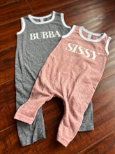 Load image into Gallery viewer, Bubba and Sissy Tank Rompers