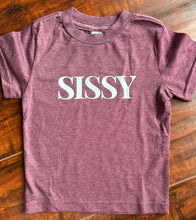 Load image into Gallery viewer, Sissy Bodysuits & Tees (Infant and Toddler) - Matching Sibling Tees - Vintage Burgundy