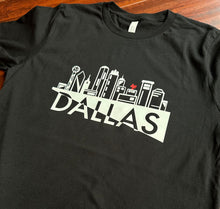 Load image into Gallery viewer, Dallas Skyline Bodysuits & Tees - Matching Siblings - Family Tees - All Sizes - Newborn through Adult 3XL