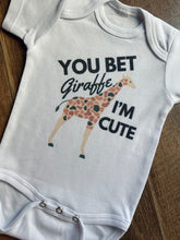 Load image into Gallery viewer, You Bet Giraffe I'm Cute Tees & Bodysuits
