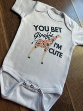 Load image into Gallery viewer, You Bet Giraffe I'm Cute Tees & Bodysuits