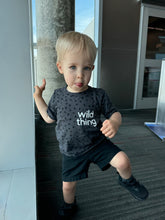 Load image into Gallery viewer, Wild Child Spotted Tee (Infant and Toddler) - Matching Sibling Tees