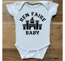 Load image into Gallery viewer, Ren Faire Baby Tees & Bodysuits - Renaissance Baby - Medieval Baby - Onesie - Bodysuits