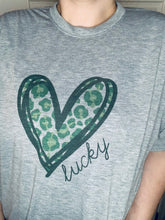 Load image into Gallery viewer, St. Patrick's Day Lucky Heart Tees & Bodysuits (NB-Adult)