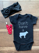 Load image into Gallery viewer, Don’t Have A Cow Tees & Bodysuits (NB-Toddler)