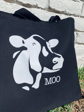 Load image into Gallery viewer, Moo Cow Tote