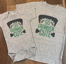 Load image into Gallery viewer, Super Franken Cute Halloween Tees & Bodysuits (NB-Toddler)