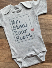 Load image into Gallery viewer, Mr. Steal Your Heart Tees & Bodysuits (NB-Youth)