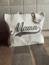 Load image into Gallery viewer, Baseball Mama Big Tote - With Zippers!