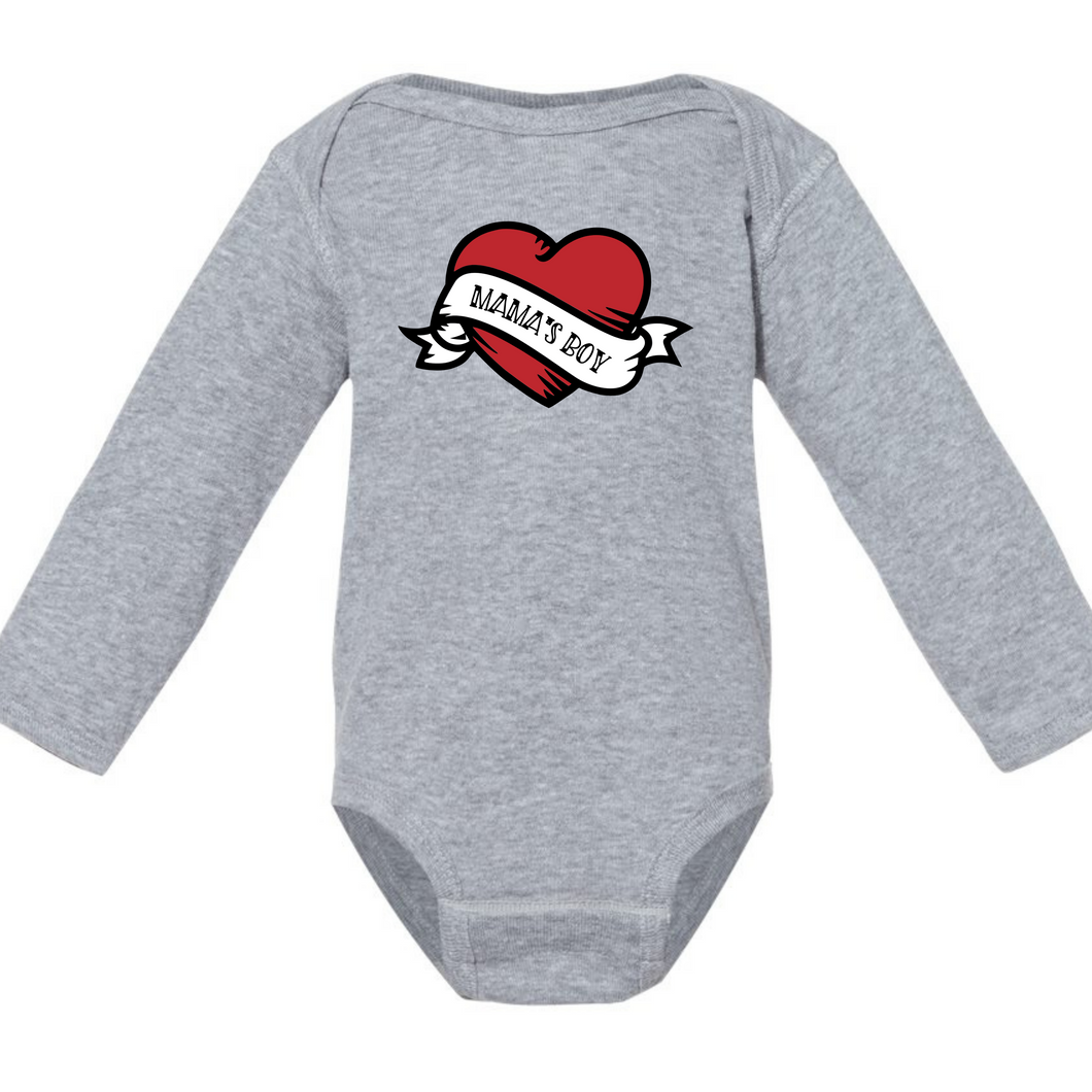 Mama's Boy Infant Long Sleeve Bodysuits