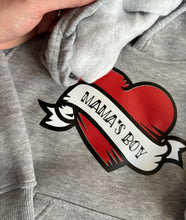 Load image into Gallery viewer, Mama&#39;s Boy Fleece Hoodies - Toddler-Youth Small - Valentine&#39;s Day
