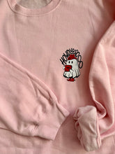 Load image into Gallery viewer, Howdy Boo Ghost Adult Fleece Sweatshirts - Valentine&#39;s Day
