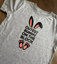 Load image into Gallery viewer, Cutest Bunny On The Block Bodysuits and Tees (Infant-Youth)
