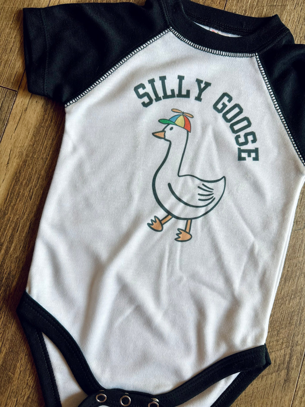 Silly Goose Raglan Bodysuit - Infant