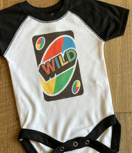 Load image into Gallery viewer, Wild Card Raglan Bodysuit - Infant
