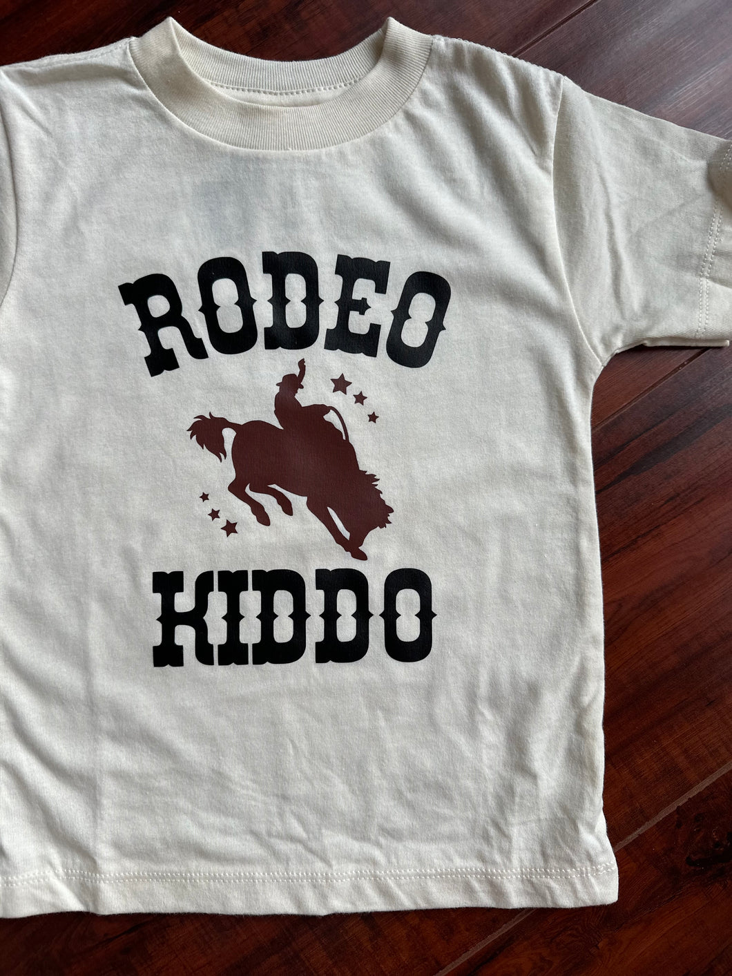 Rodeo Kiddo Beige Bodysuits & Tees - Matching Siblings - Family Tees