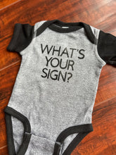 Load image into Gallery viewer, What&#39;s Your Sign Raglan Bodysuits (Newborn - 24M)
