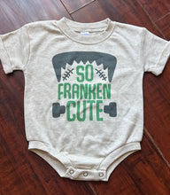 Load image into Gallery viewer, So Franken Cute Bubble Rompers - Infant - Frankenstein
