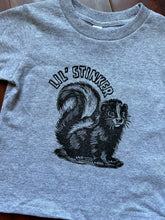 Load image into Gallery viewer, Lil&#39; Stinker Block Printed Bodysuits &amp; Tees - Original Artwork - Screenprinted Tee
