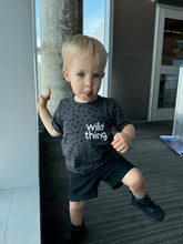 Load image into Gallery viewer, Wild Child Spotted Tee (Infant and Toddler) - Matching Sibling Tees
