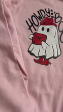 Load and play video in Gallery viewer, Howdy Boo Ghost Adult Fleece Sweatshirts - Valentine&#39;s Day
