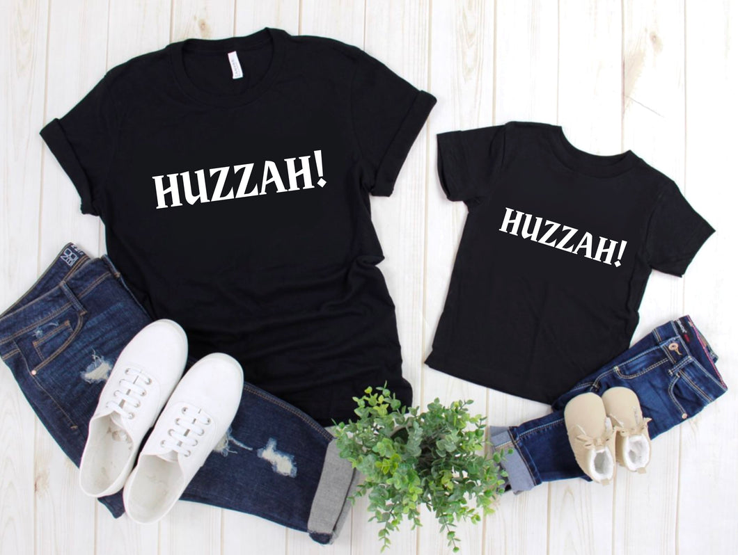 Huzzah! Mommy & Daddy & Me Tees & Bodysuits (NB-Adult 3XL)