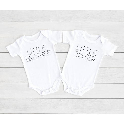 Little Brother, Big Sister, Little Sister, Big Brother Tees & Bodysuits (NB-YouthXL)