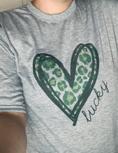 Load image into Gallery viewer, St. Patrick&#39;s Day Lucky Heart Tees &amp; Bodysuits (NB-Adult)
