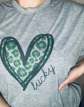 Load image into Gallery viewer, St. Patrick&#39;s Day Lucky Heart Tees &amp; Bodysuits (NB-Adult)
