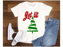 Load image into Gallery viewer, Get Lit Christmas Tees &amp; Bodysuits (NB-Adult 3XL)
