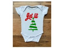 Load image into Gallery viewer, Get Lit Christmas Tees &amp; Bodysuits (NB-Adult 3XL)
