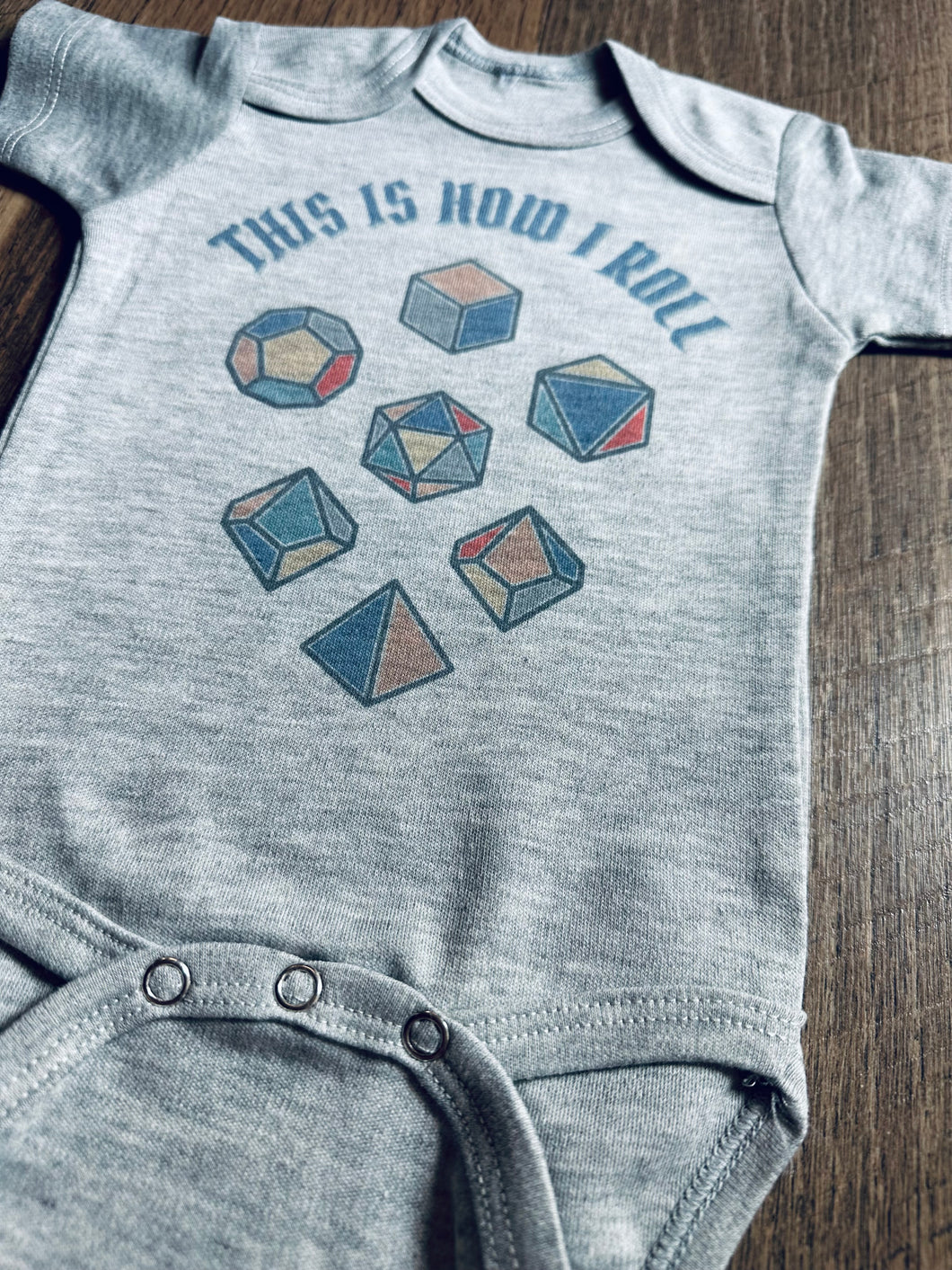 This Is How I Roll Tees & Bodysuits - Mommy & Daddy & Me - Dice Game - Turn Based Game