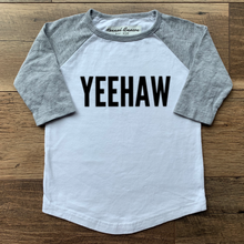 Load image into Gallery viewer, YEEHAW Baseball Tee (2T-5T)
