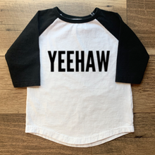 Load image into Gallery viewer, YEEHAW Baseball Tee (2T-5T)
