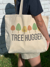 Load image into Gallery viewer, Tree Hugger Big Tote - With Zippers
