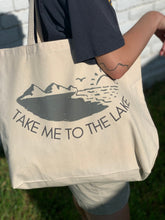 Load image into Gallery viewer, Take Me To The Lake Big Tote - Zippered
