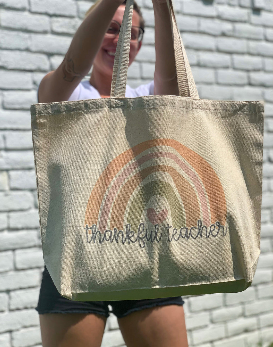 Thankful Teacher Big Tote