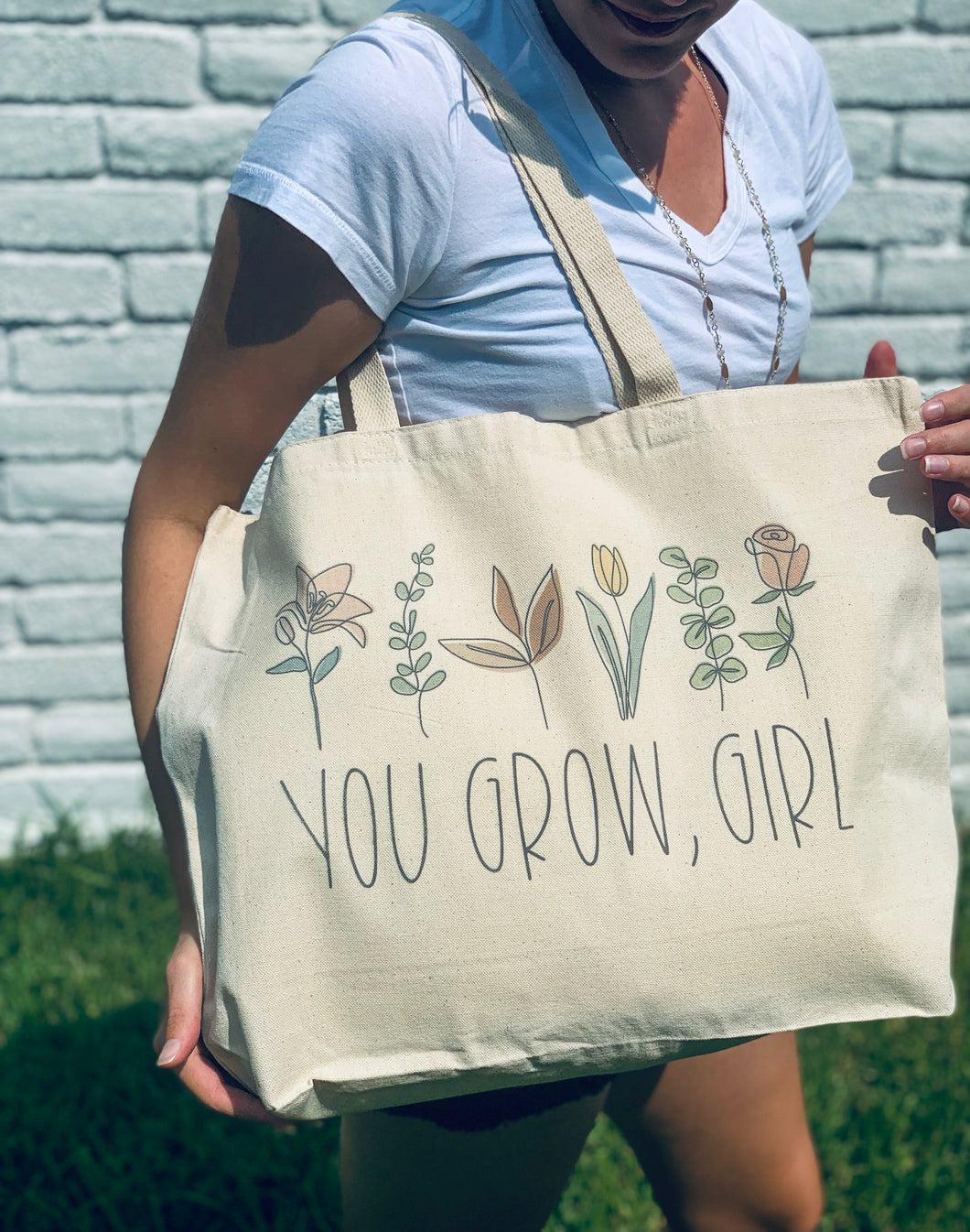 You Grow Girl Big Tote