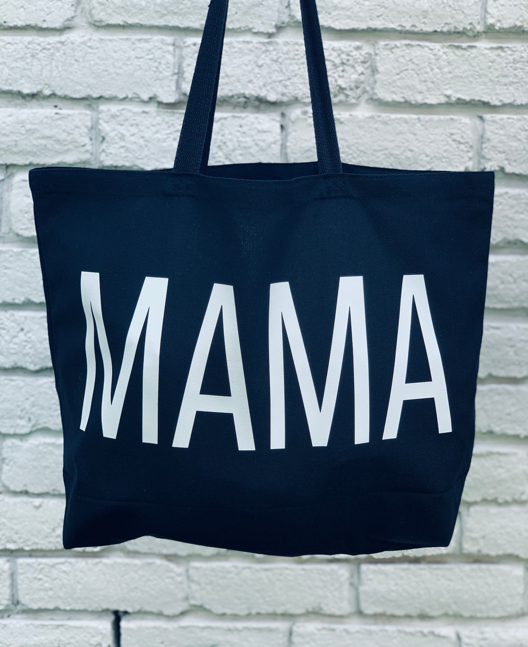 MAMA Big Zippered Tote