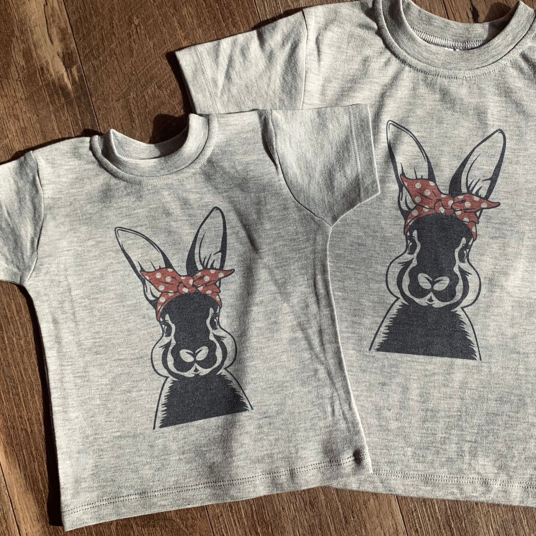 Rosie The Easter Bunny Tees & Bodysuits (NB-YouthXL)