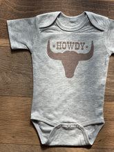 Load image into Gallery viewer, Howdy Longhorn Tees &amp; Bodysuits (NB-Adult 3XL)
