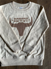 Load image into Gallery viewer, Howdy Longhorn Pullovers (Baby &amp; Toddler Sizes)
