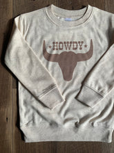 Load image into Gallery viewer, Howdy Longhorn Pullovers (Baby &amp; Toddler Sizes)
